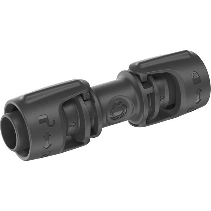 Gardena Jonction droite 1/2 13mm Boite de 5 pieces. Connexion «Quick & Easy» - 13203-26
