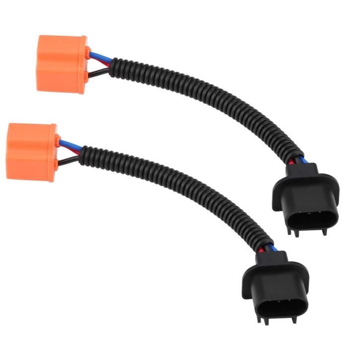 Kit Câble Adaptateur H4 Vers H7 Pour Peugeot 206 (1998-2006) - Pour Conversion Phares, Avec Relais - 3