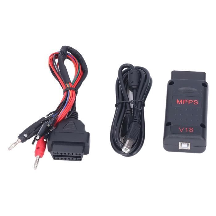 MPPS V18 Voiture Chip Tuning ECU Chip Tuning Scanner Outil de diagnostic Remplacement pour auto diagnostic