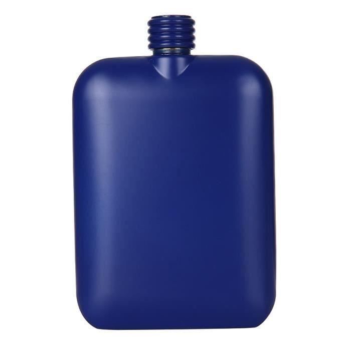 Flasque Poche 300 Ml Acier Inoxydable Noir Mat – Bouteille Liqueur Avec Entonnoir, Design Élégant Et Indéformable