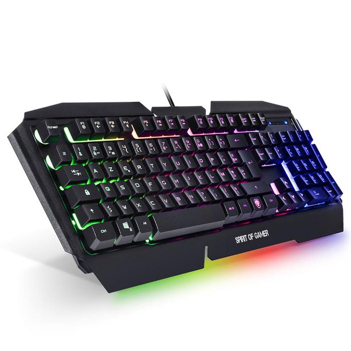 Clavier gamer semi mécanique Pro-K5 avec touches Antighosting