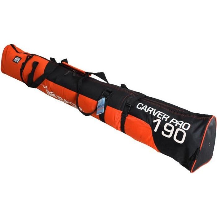 BRUBAKER 'Carver Pro 2.0 ' Housse à Skis rembourrée pour 1 Paire de Skis bâtons - 170 cm
