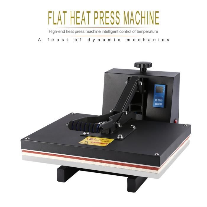 50 x 40 cm Presse à chaud par transfert de chaleur Presse à chaleur imprimante pour T-shirts avec commande numérique 