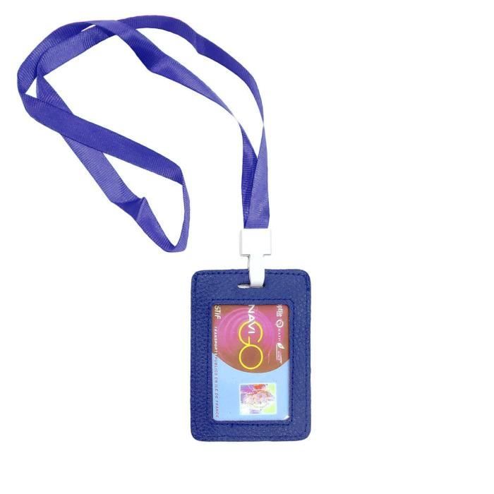 Porte carte NAVIGO badge Bleu