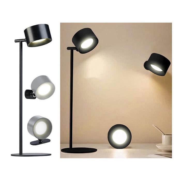 Lampe 3 en 1 - Rechargeable - Noir - Tête amovible magnétique - 3 modes - 200 min dautonomie Lampe 3 en 1 - Rechargeable - Noir - Tête amovible magnétique - 3 modes - 200 min dautonomie