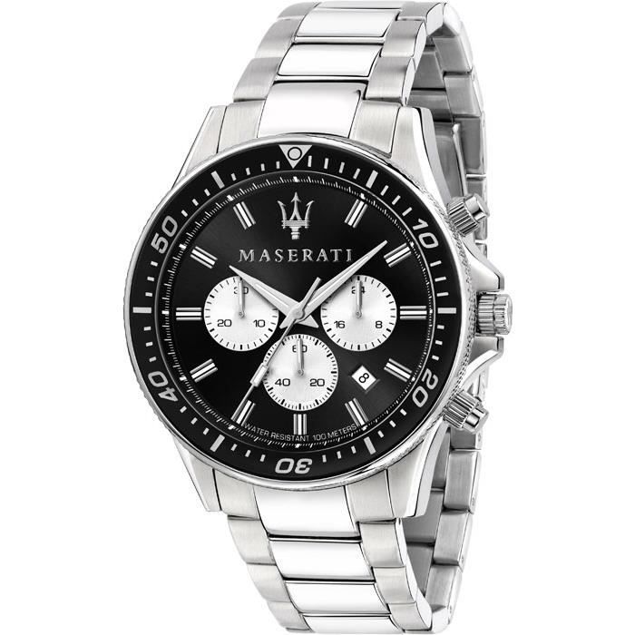 Maserati Montre &agrave; affichage analogique 'SFIDA 44MM' gris