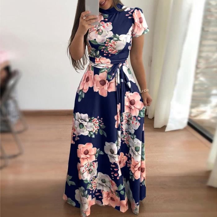 robe floral longue