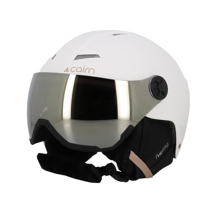 Casque de ski avec visière Cairn Android Visor Mat Black - Hiver 2026