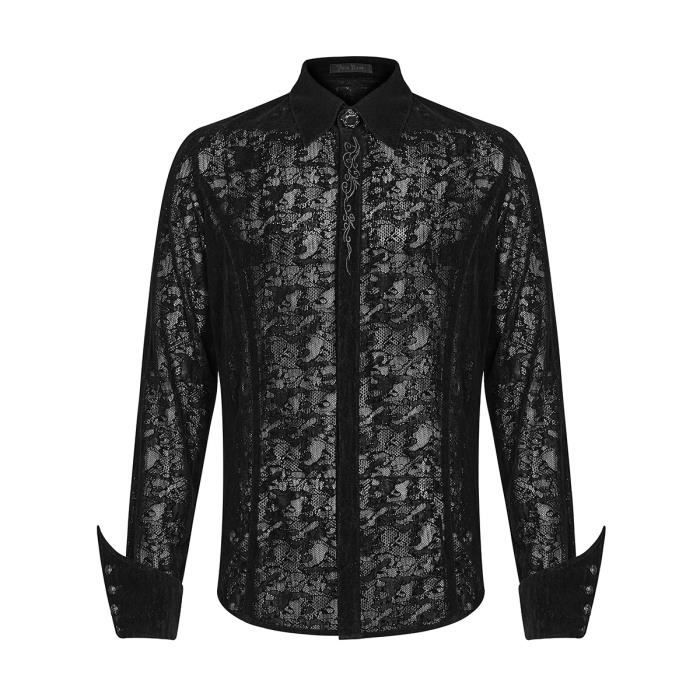 Chemise en dentelle homme clearance