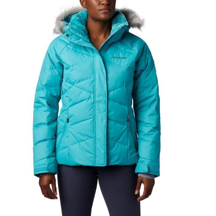 doudoune bleu turquoise femme