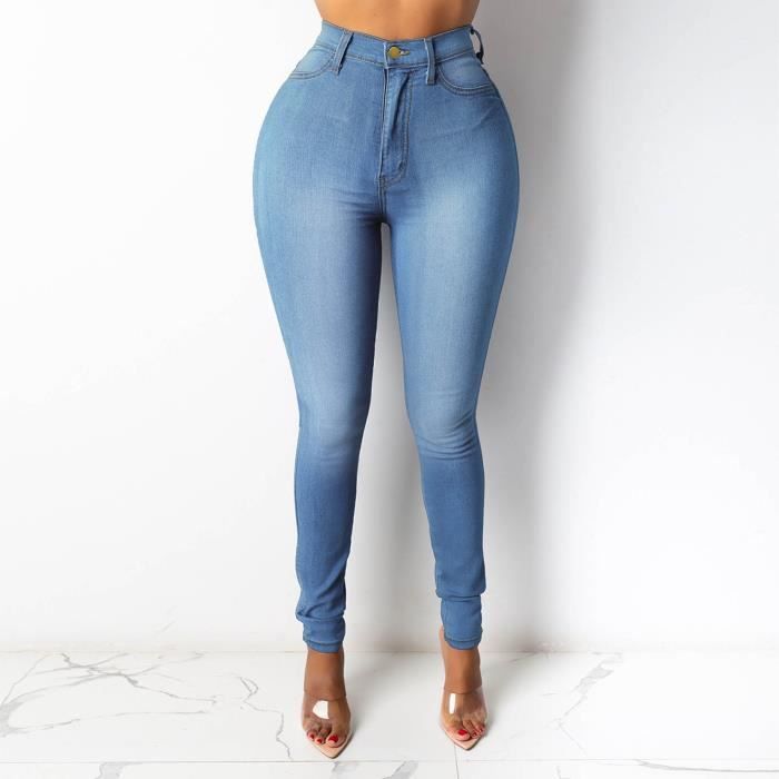 Jeans large a trou sales