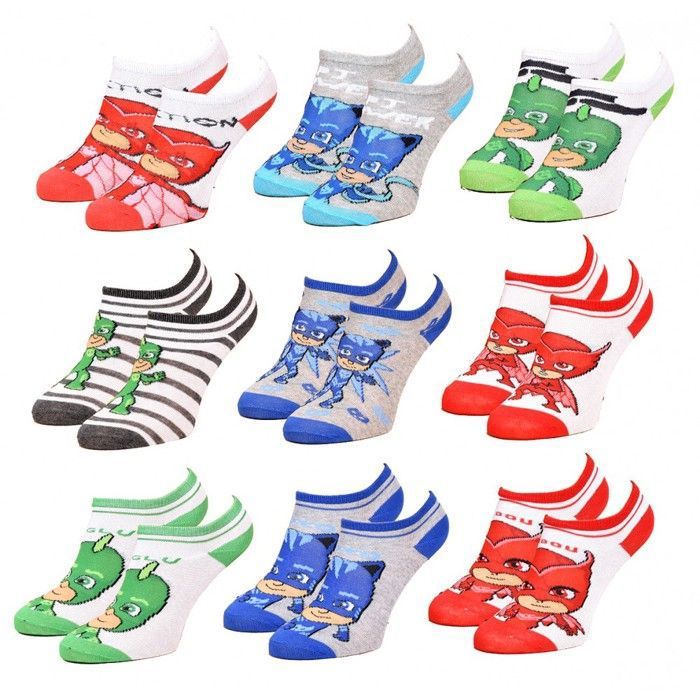 Chaussettes Pack Gar on PYJAMASQUE Couleurs Pack de 9 Paires