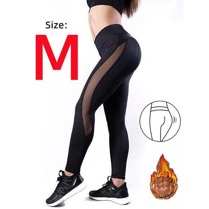 Pantalon Yoga Femme 3/4 Taille Haute - Coupe Droite Ample - Matière Non Transparente - Avec Poches - Pour Sport, Gym, Running