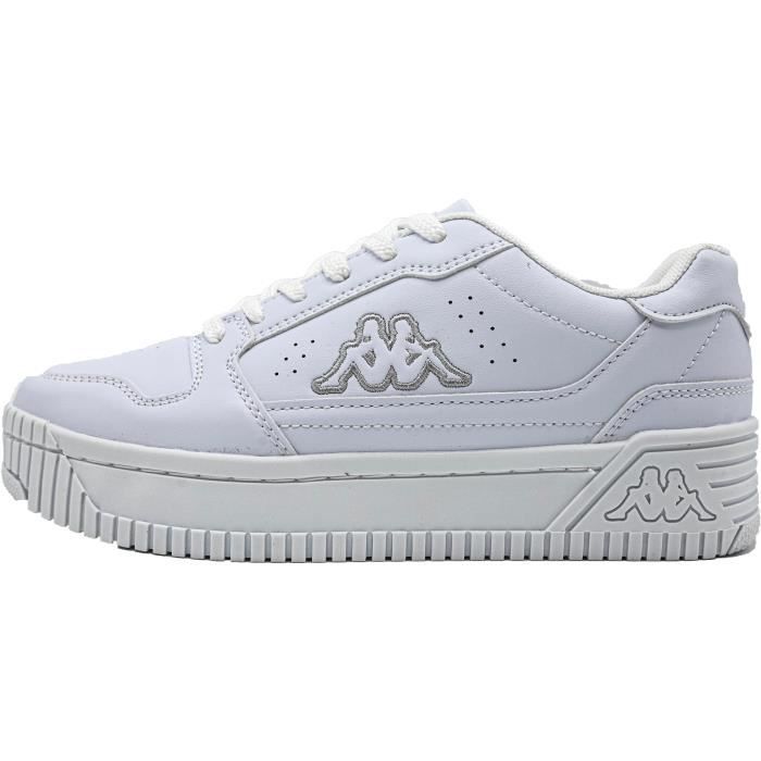 Baskets - KAPPA - Emela - Femme - Blanc - Textile - Lacets