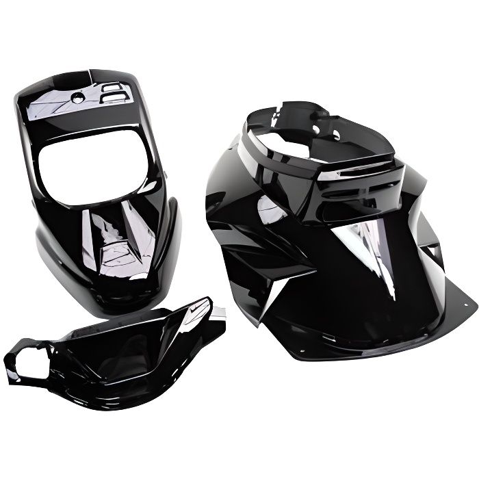 Kit carénage noir brillant Replay pour scooter Yamaha 50 BW'S 1999 à 2003