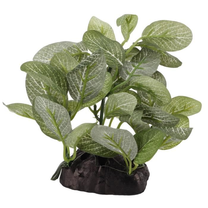 Comparer les prix de Plante artificielle de réservoir de poissons Plante Artificielle d'Aquarium animalerie racine LH Elliptique Debout