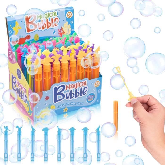 TOPJOWGA Bulle de Savon, 48 Flacons Bulles de Savon pour Enfant TOPJOWGA Bulle de Savon, 48 Flacons Bulles de Savon pour Enfant