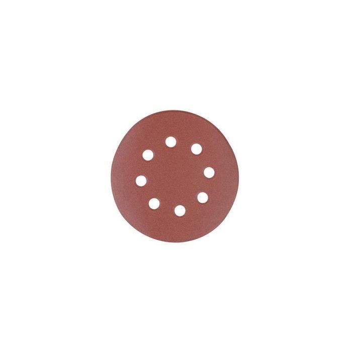 Silverline Lot de 10 disques abrasifs auto-agrippants perforés 125 mm grain 40 822649 Multicolore - vue 4