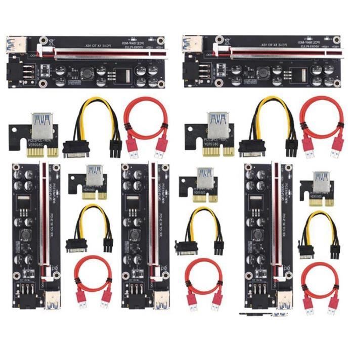 Qoltec Riser Pci-E 1X - 16X Usb 3.0 Ver. 009S Sata / Pci-E 6 Pin Qoltec,p1344812311,elektronika P
