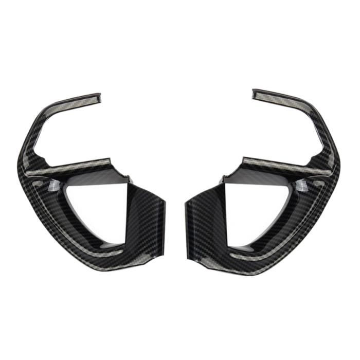 Housse de protection pour appui-tête - Auto - Fiber de carbone - 1