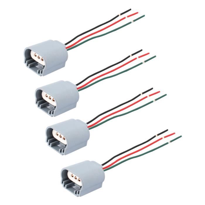 Auto Voiture Ampoule 3 Prise Electrique Adaptateur Connecteur