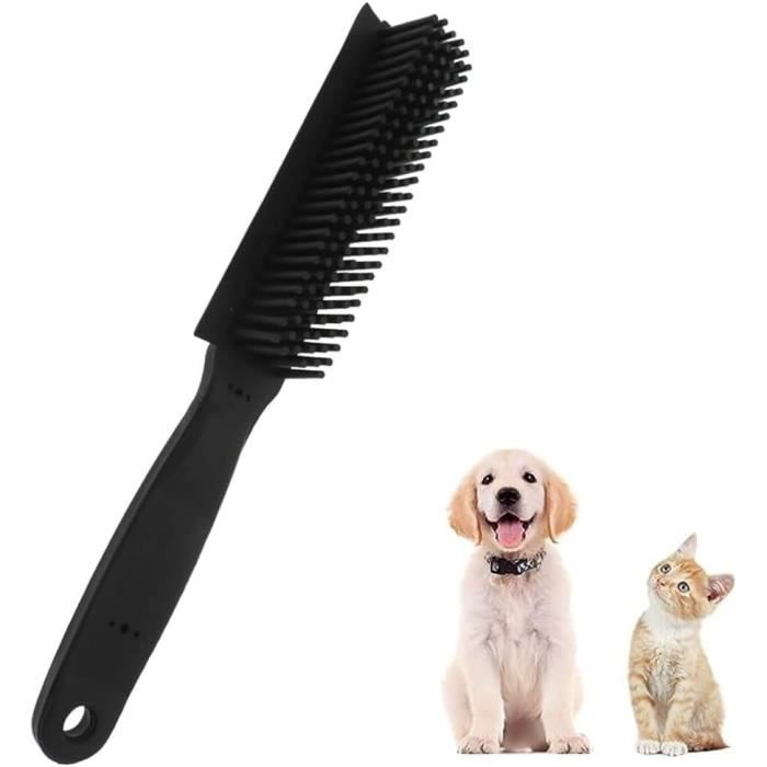 Peigne d'épilation pour animaux domestiques, épilateur à poils d'animaux,  brosse pour chat et chien, brosse pour toilettage, brosse à poils courts,  brosse sous-poil pour chats
