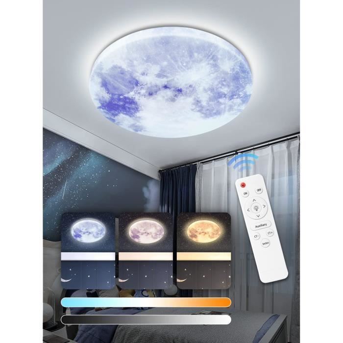 Plafonnier Led Dimmable: Luminaire Plafonnier Avec Télécommande Et App