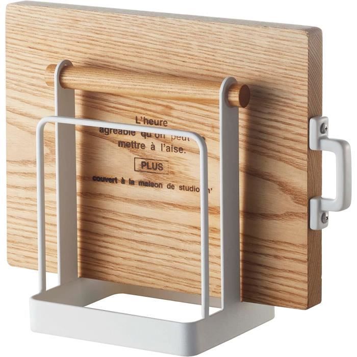 Support Rangement Pour Planches à Découper Et Couvercles - Organisateur Cuisine En Fer - 15.5x15x10.9 Cm