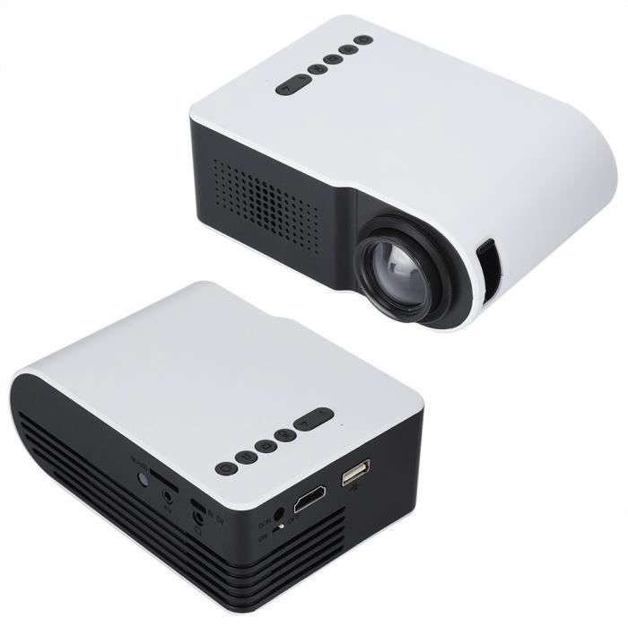 Tbest Mini projecteur Portable Mini HD 1080P LED Projecteur Intelligent
