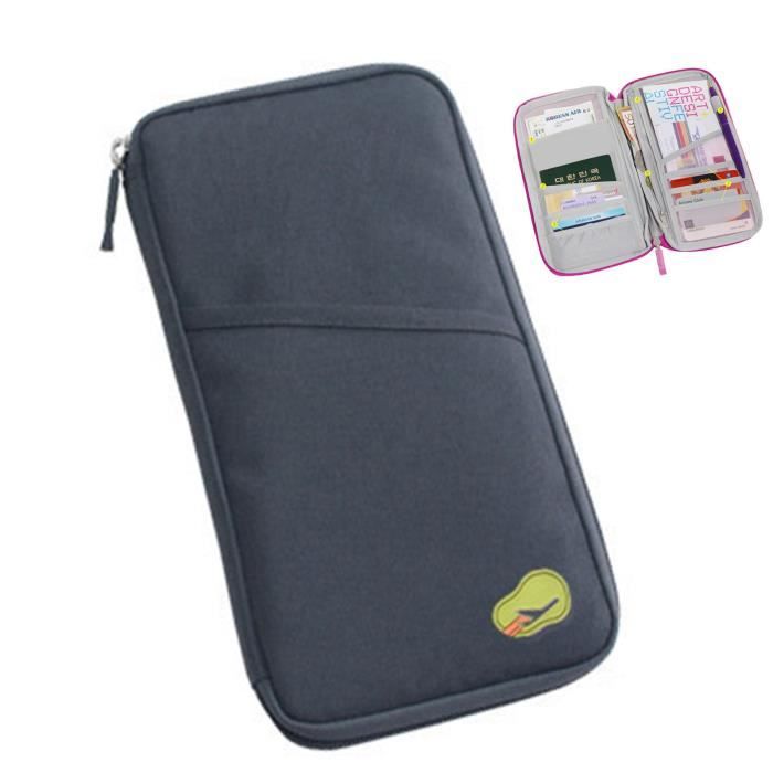 Pochette de voyage billets et passeports cheap