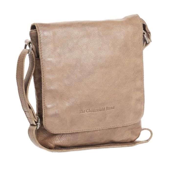 The Chesterfield Brand Sac à épaule bandoulière vert olive pour femme