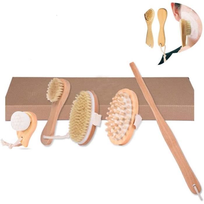 Brosse de nettoyage robuste avec poignée et poils ... - Grandado