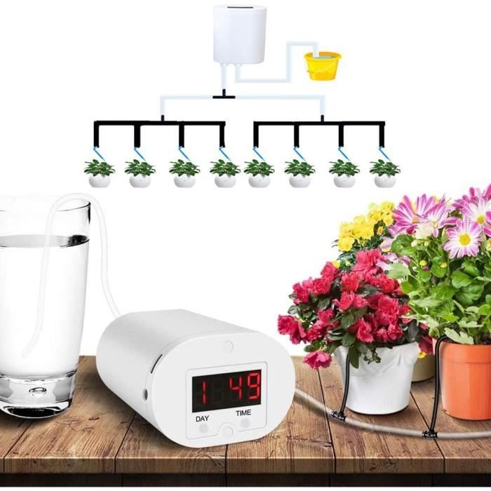 Lot De 3 Sacs D'Arrosage Automatique 3.5L - Système De Goutte-à-Goutte Réglable - Pour Plantes D'Intérieur Et D'Extérieur