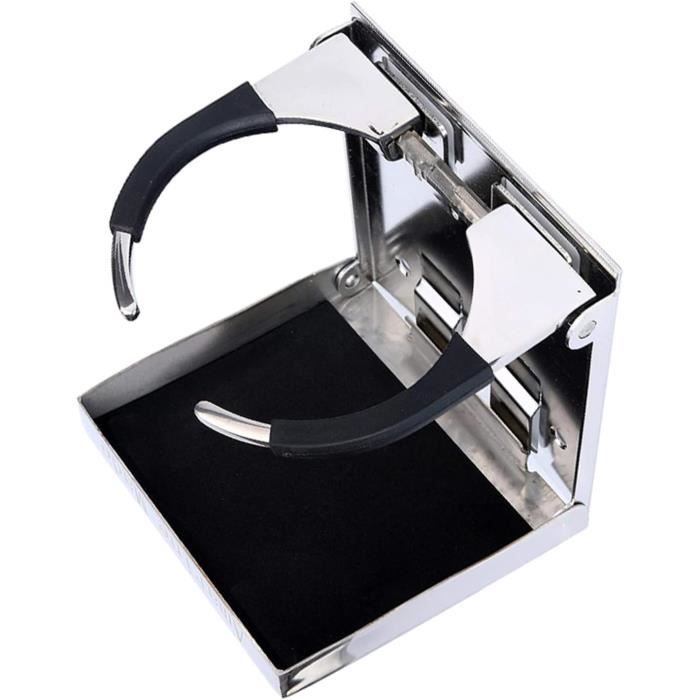 Porte-Gobelet Universel Pour Bateau – Noir, ABS, Fixation Ventouse Ou Vis, 295 X 115 X 75 Mm