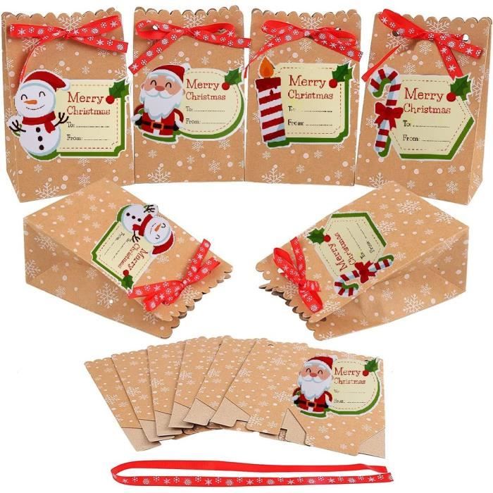 QYCX Lot De 50 Boîtes Cadeaux De Noël Pour Décorations De