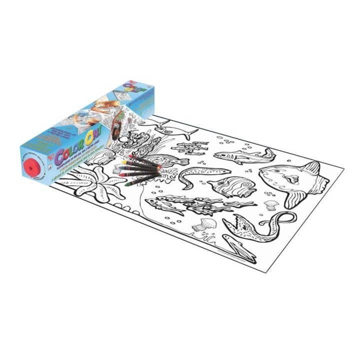 Le rouleau de 3 mètres de coloriage à colorier - Cdiscount Jeux - Jouets