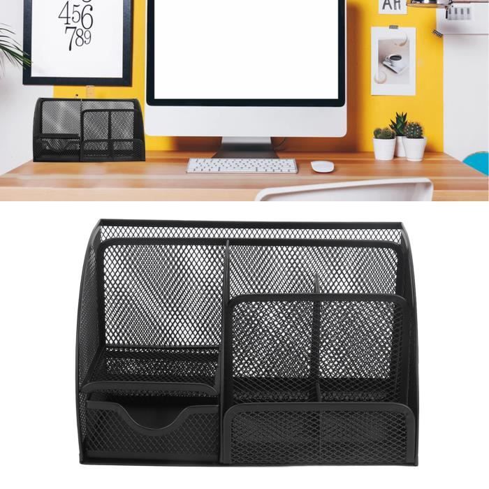 Organiseur De Fichiers A3 - 7 Compartiments - Rangement Bureau Et École - Blanc