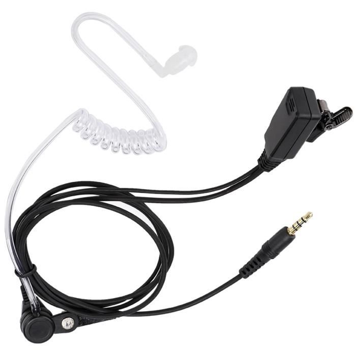 Casque Talkie-walkie Pliable Antibruit - Micro Automatique, Connecteur Push To Talk K, Compatible RT22/BF-F8HP/UV-5R