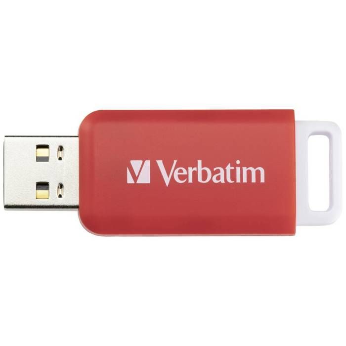 Verbatim V DataBar USB 2.0 Drive Clé USB 16 GB rouge 49453 USB 2.0