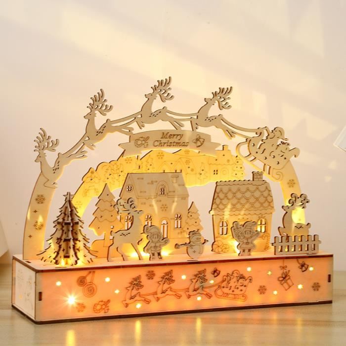 Lumières de Noël en Bois à Construire - 3D Puzzle Maquette Bois - Maquette  mécanique pour des Enfants et des Adulte [4] - Cdiscount Jeux - Jouets