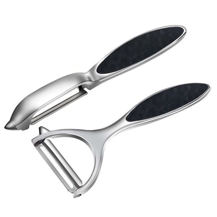 Éplucheur à légumes,Éeplucheur Pomme en INOX,3 en 1 Éplucheur Fruits