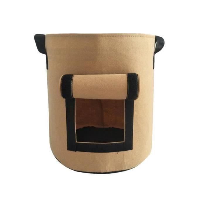 200 Sacs De Plantation Biodégradables En Non-tissé | Taille 8x10 Cm | Pour Semis, Repiquage, Jardinage Balcon - 2
