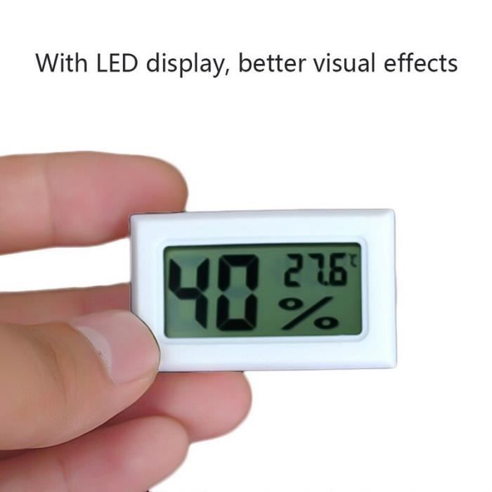 Thermomètre Numérique LED Pour Voiture - Sonde 1 Mètre - Plage -50°C à +110°C - Alimentation 5-12V - Affichage Rouge/bleu/vert - 3