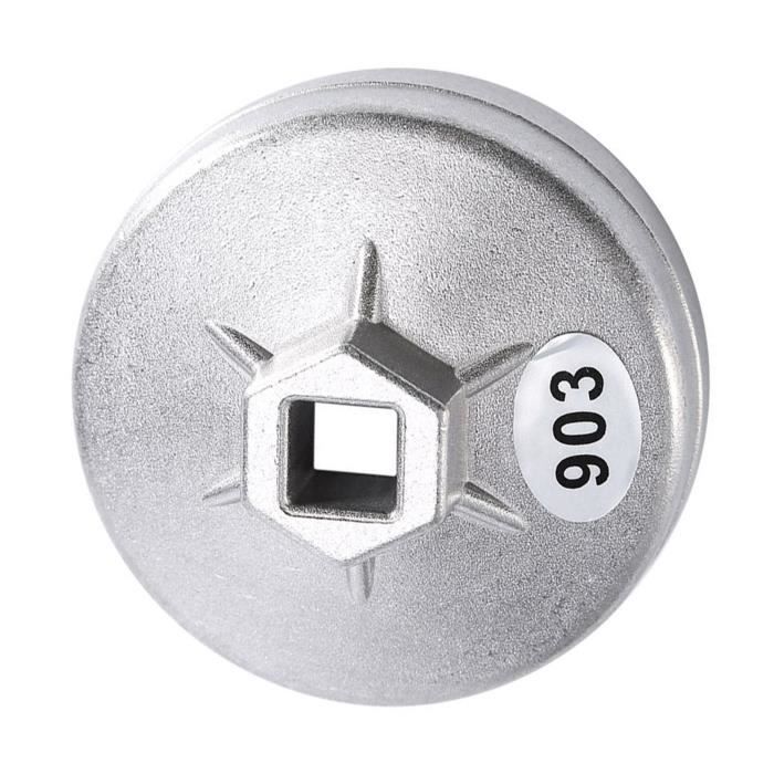 CAT Flûte de filtre à huile 74mm 14 Flûte En Aluminium Filtre À Huile Clé Socket Remover Outil