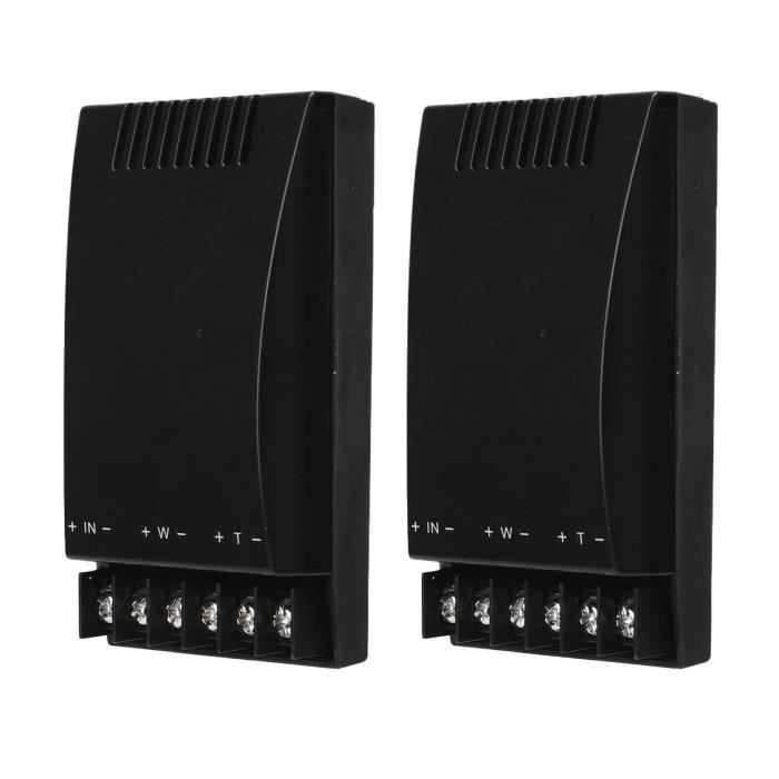 Diviseur De Fréquence Haut-Parleur 2 Voies 300W - Crossover Audio Puissant Avec Protection Anti-Surintensité - Universel Pour Voiture