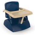 Rehausseur de chaise enfant 2 en 1 THERMOBABY YEEHOP - 6-18 mois - Harnais sécurité 3 points - Tablette amovible - Bleu océan-1