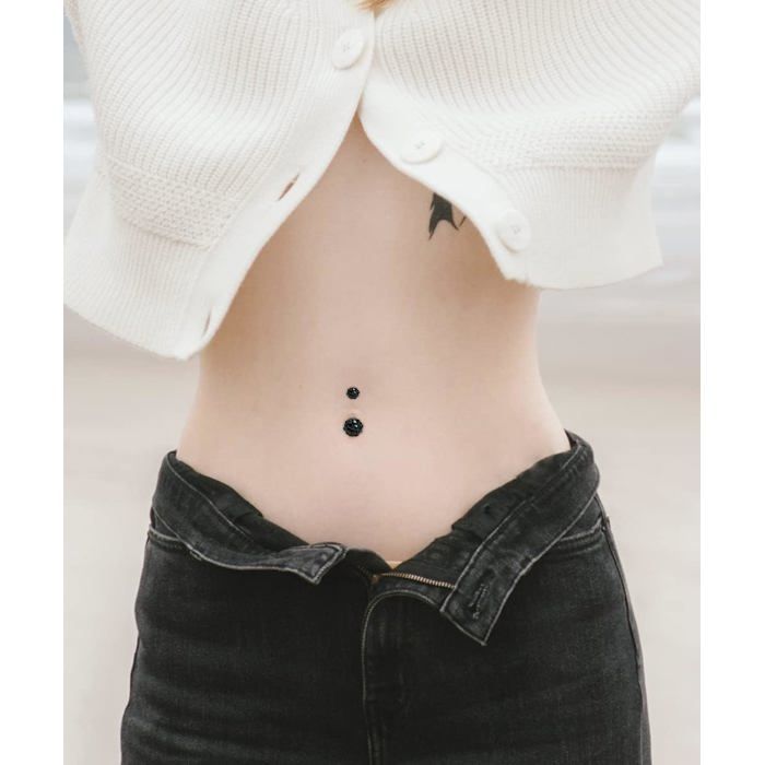 Lot De 5 Piercings Nombril En Acier Chirurgical 316L - Or, 14G/10mm | Pour Femmes