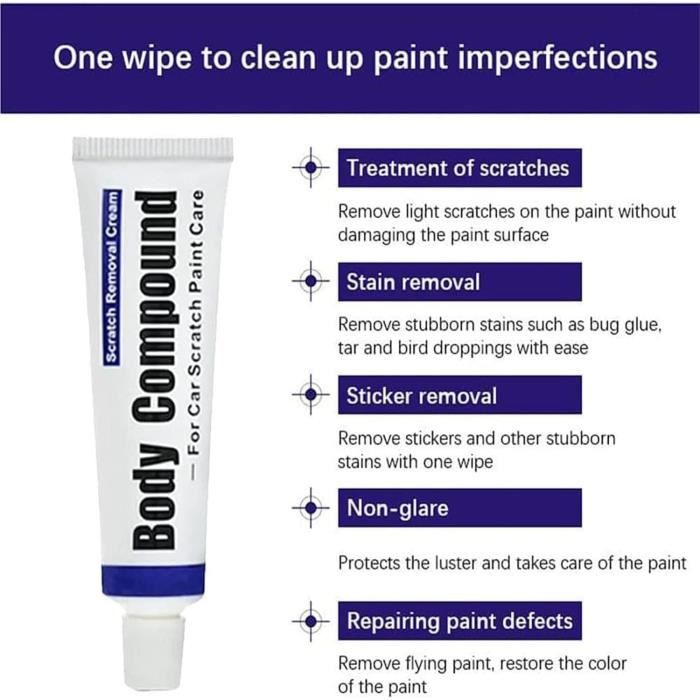 Car Scratch Repair Agent,Body Compound Car Scratch Remover,Body ...