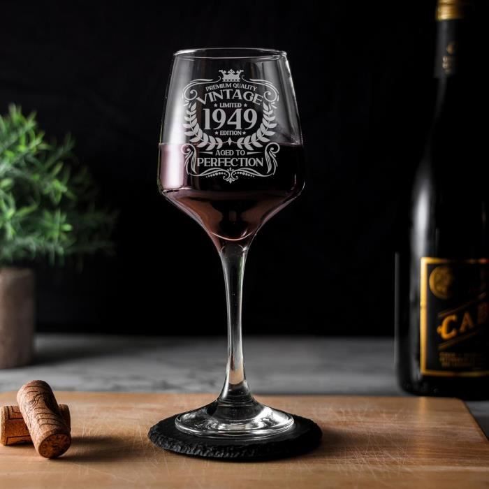Grand Verre à Whisky Gravé Johnny Hallyday – Rose, Verre Gravé Main