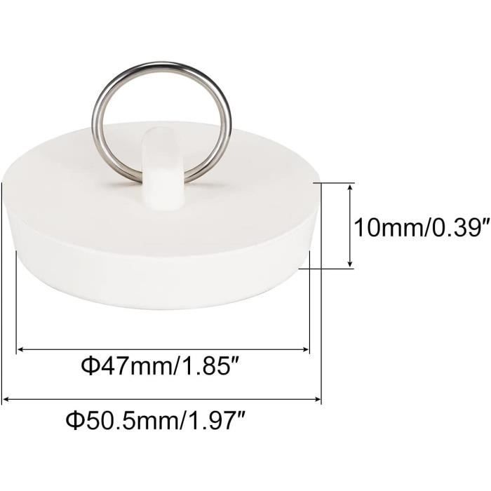 Bouchon Caoutchouc Pour Hivernage Piscine - Taille 10-15mm, Bouton Acier Inox, étanche, 1 Paquet
